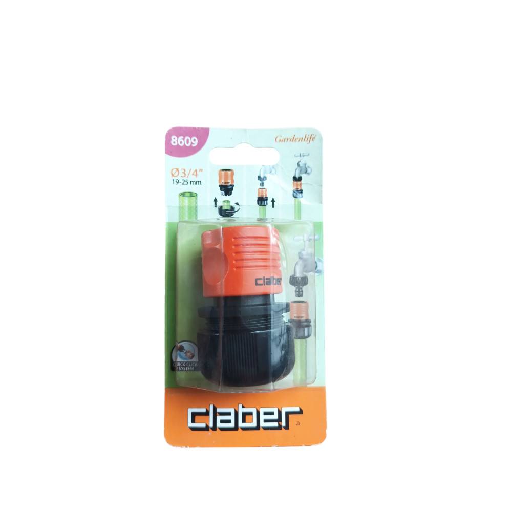 Claber - Raccord Rapide pour Tuyau de jardin 3/4 - 19 interieur - Imagen 3