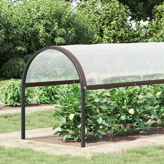 PANGIVO - Housse de protection plantes polyéthylène transparent et noir 600 x 200 cm, poids:1.5kg - PANGIVO - Image 2