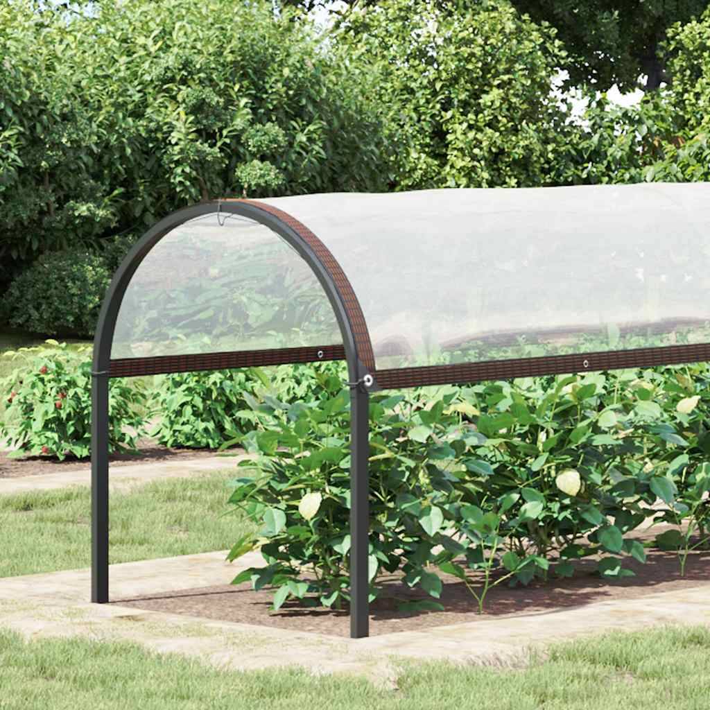 PANGIVO - Housse de protection plantes polyéthylène transparent et noir 600 x 200 cm, poids:1.5kg - PANGIVO - Image 2