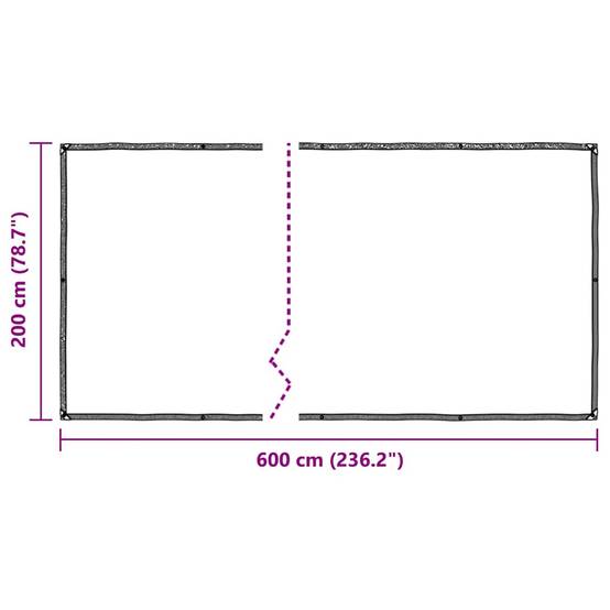 PANGIVO - Housse de protection plantes polyéthylène transparent et noir 600 x 200 cm, poids:1.5kg - PANGIVO - Image 10