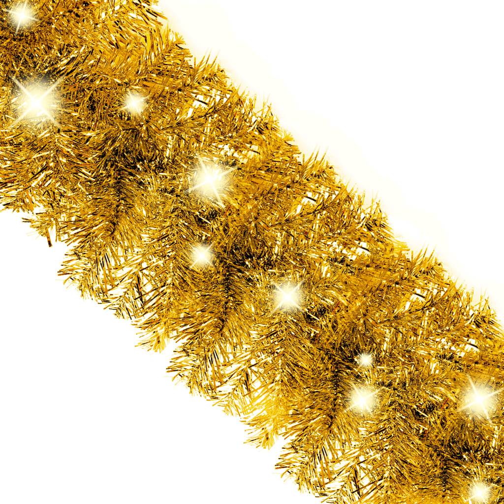 Guirlande de Noël Lumineuse PVC Décoration Scintillante 75 LED Doré 5 m – ComfortXL Outdoor Living - Image 5