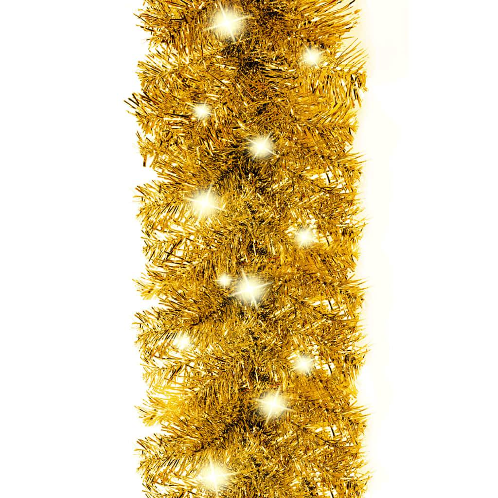 Guirlande de Noël Lumineuse PVC Décoration Scintillante 75 LED Doré 5 m – ComfortXL Outdoor Living - Image 6