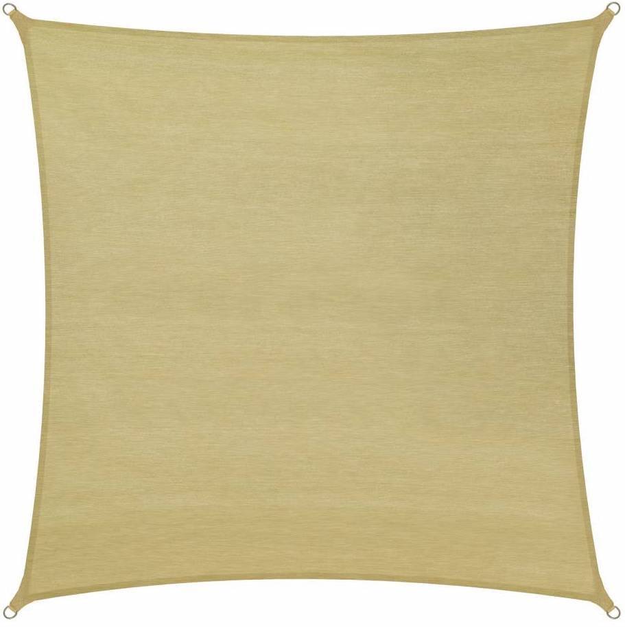 Helloshop26 - Voile d'ombrage taud de soleil 5 x 5 m mobilier de jardin beige - Imagen 3