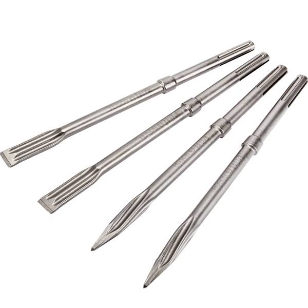 Bosch - Set BOSCH de 4 burins SDS-Max - Burins auto-affûtans - 2607017368 - Image 1