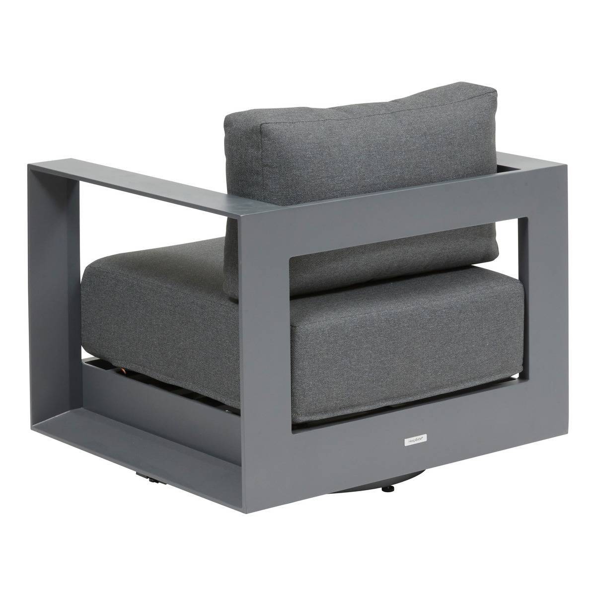 Hesperide - Fauteuil de salon de jardin rotatif ALLURE Gris / Graphite - Hespéride - Image 5