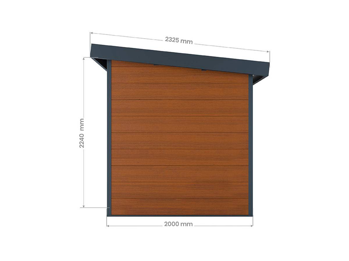 Direct Abris - Abri de Jardin Composite ALMA - 5m2 - Brun - Cabane de jardin - Image 7