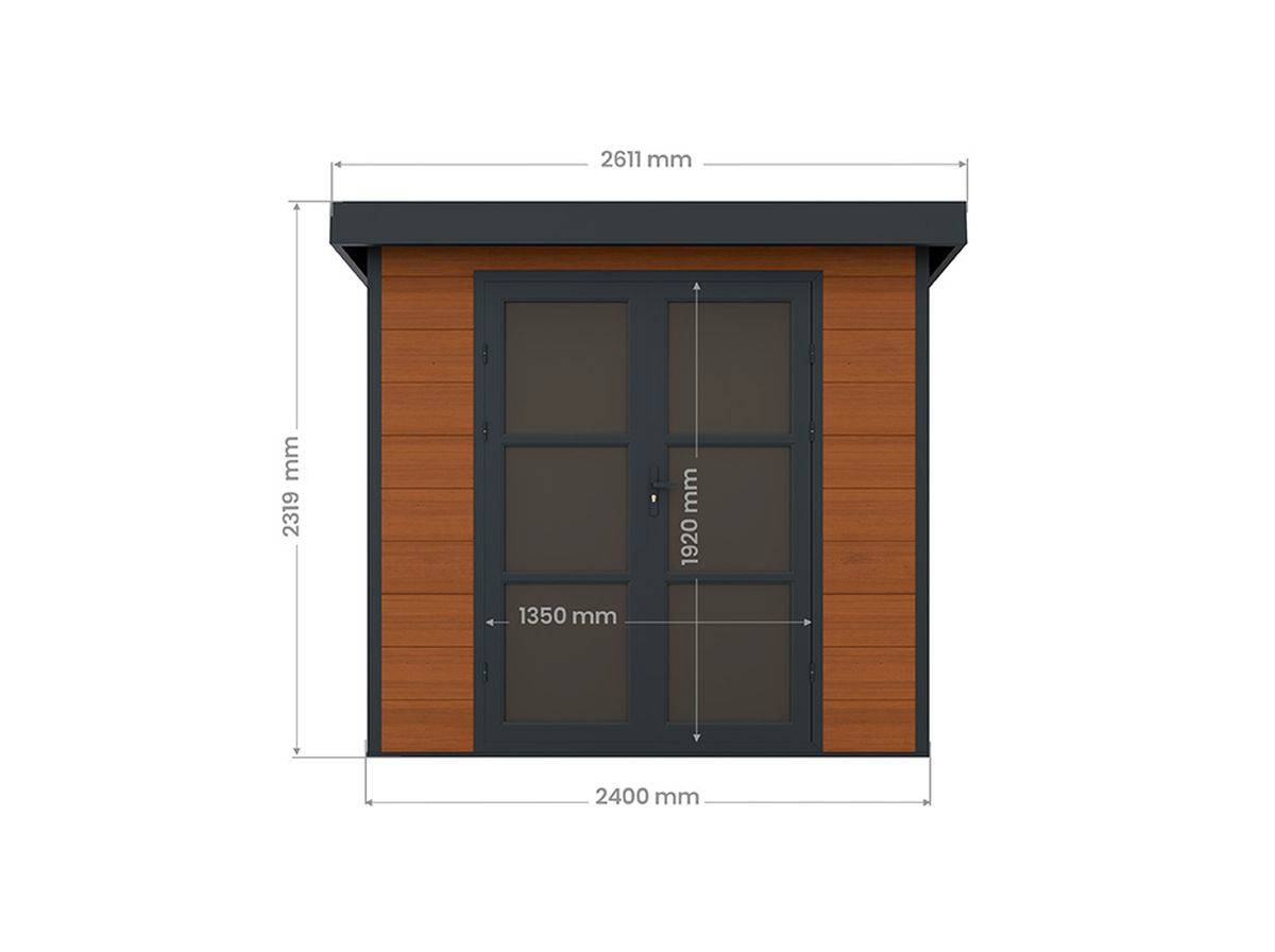 Direct Abris - Abri de Jardin Composite ALMA - 5m2 - Brun - Cabane de jardin - Image 6