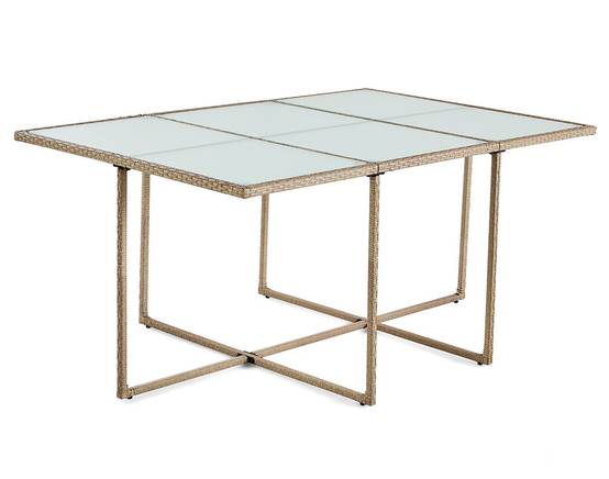Salon de jardin encastrable 10 places en résine tressée beige avec coussins et housse – Best Mobilier - Image 5