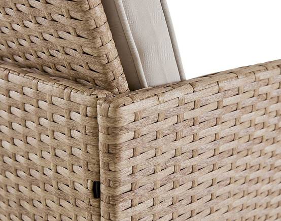 Salon de jardin encastrable 10 places en résine tressée beige avec coussins et housse – Best Mobilier - Image 10