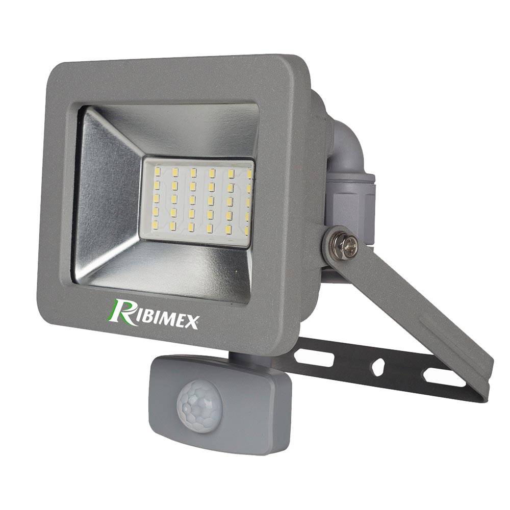 Ribimex - Projecteur mural LED 30 watt 2550 lumen IP44 avec détecteur - Imagen 1