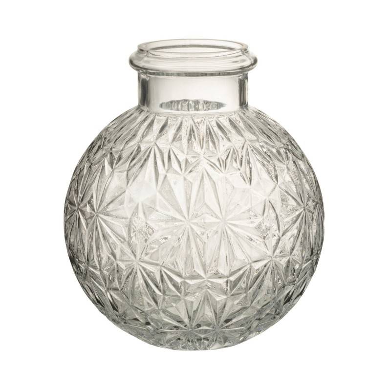 J-Line - Vase boule en verre transparent L18xl18xH21cm - J-Line - Image 1