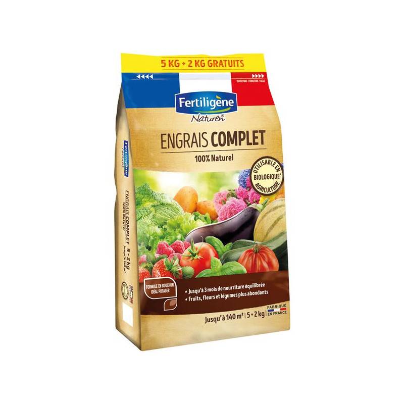 Fertiligène - Engrais Complet 140m² 5+2kg Fertiligene - Natcomp7p - Imagen 1
