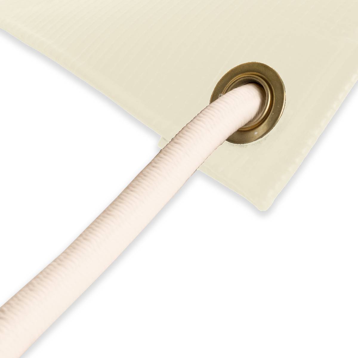 Pack Toile Pergola Ivoire 3x4 m + Sandow Ivoire 20m - Bâche Pergola prête à poser XP640PR Garantie 10 ans TECPLAST - Image 2