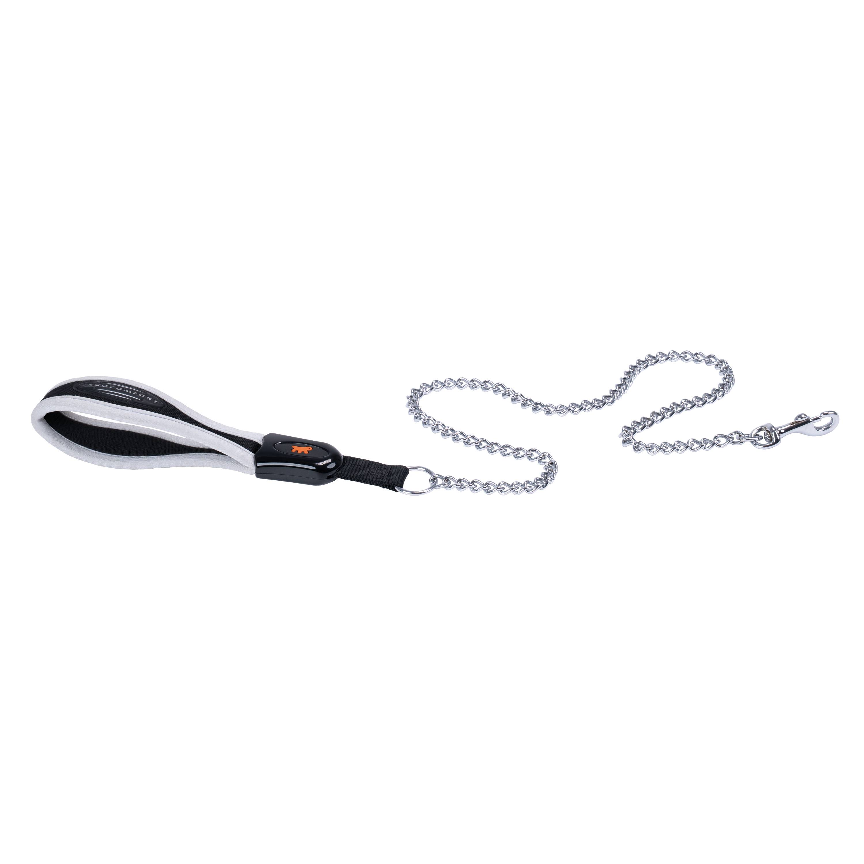 Ferplast - Laisse pour chien en métal anti-morsure Ferplast ERGOCOMFORT METAL, Poignée ergonomique, Rembourrage doux, Longueur 105 cm. - Imagen 1