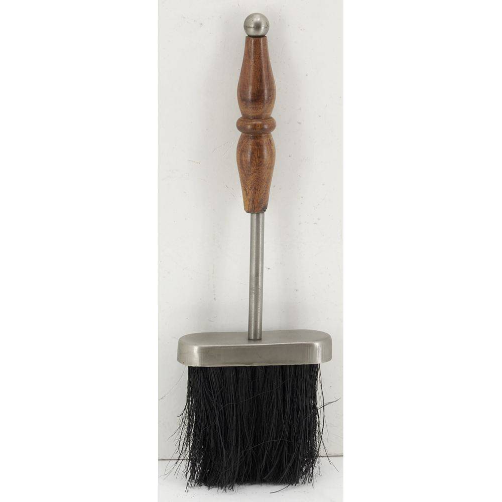 Aubry Gaspard - Pelle et balayette pour cheminée en étain et bois (Lot de 2) - Imagen 3