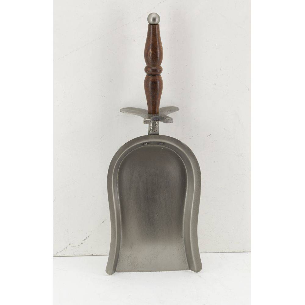 Aubry Gaspard - Pelle et balayette pour cheminée en étain et bois (Lot de 2) - Imagen 4