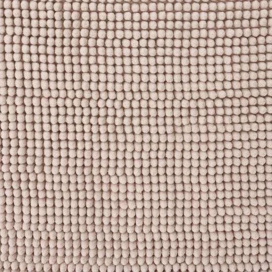 Tapis de Salle de Bain "Chenille" 50x80cm Beige - Image 3