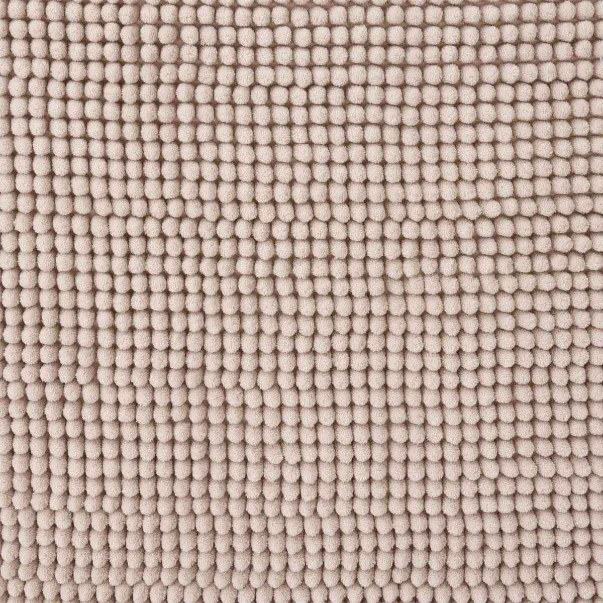 Tapis de Salle de Bain "Chenille" 50x80cm Beige - Image 3