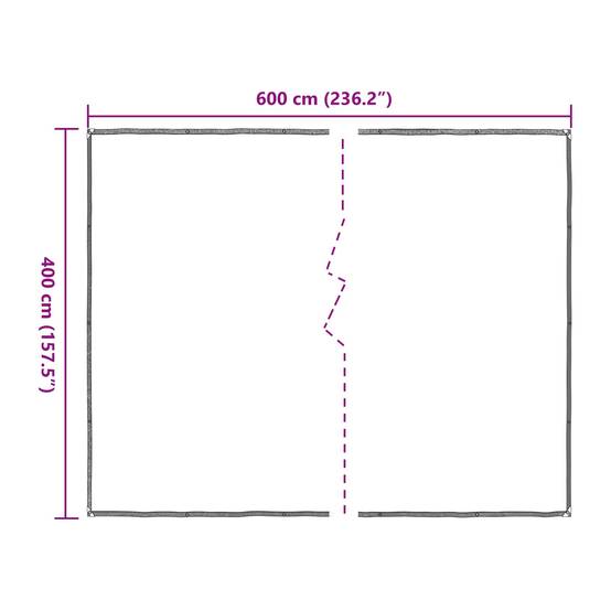ComfortXL - Bâche protection plantes jardin terrasse PE translucide imperméable 4x6m - ComfortXL Outdoor Living - Image 8