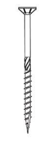 Vis charpente SENCO HBS Tête Fraisée galva Empreinte T30 - 6,0x160mm - HBS-60160-CH30