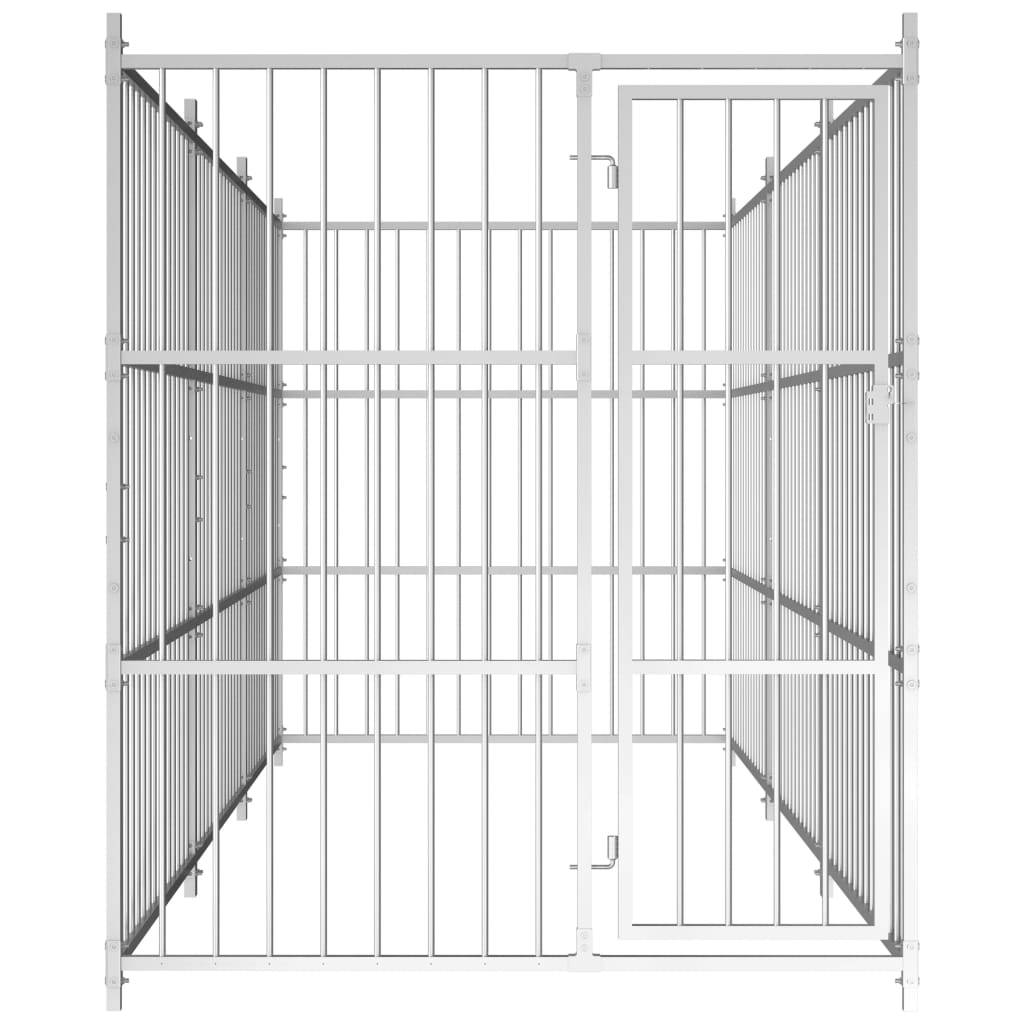 Vidaxl - Chenil d'extérieur pour chiens 450 x 150 x 185 cm vidaXL 144622 - Imagen 2