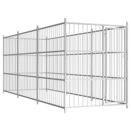 Vidaxl - Chenil d'extérieur pour chiens 450 x 150 x 185 cm vidaXL 144622 - Imagen 1