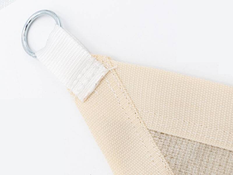 Maille Store - Voile d'ombrage - Gris foncé - Forme triangle - 185g/m² Gris foncé 2.5 x 2.5 x 3.5 - Imagen 2