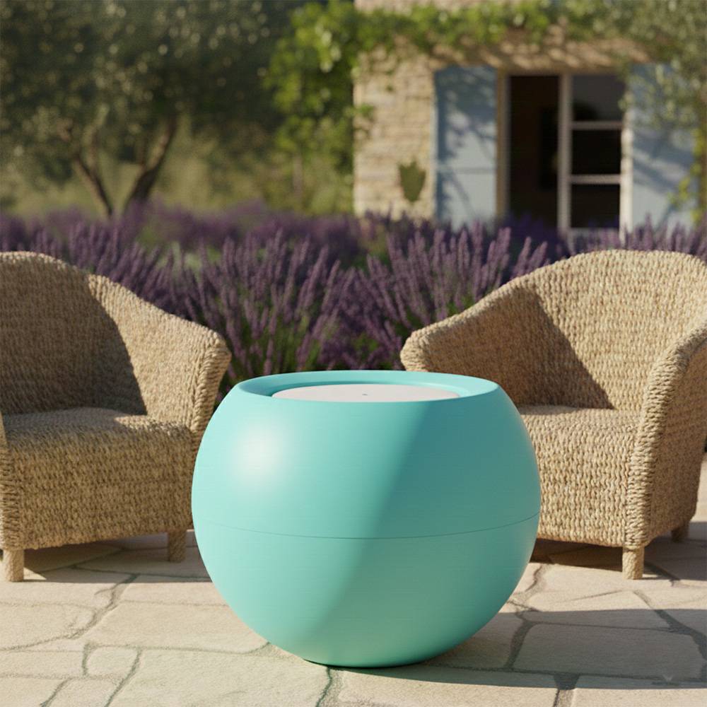 Table de jardin ronde querida hauteur 70 cm - plast'up rotomoulage - Imagen 3