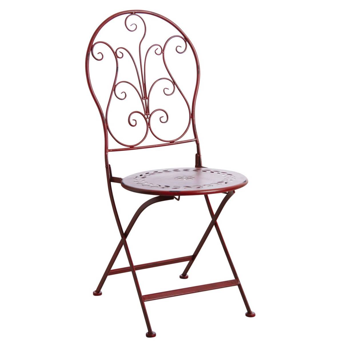 Aubry Gaspard - Chaise de terrasse pliante en métal - Imagen 1