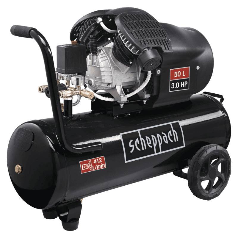 Scheppach - Compresseur 50L SCHEPPACH HC53DC Black Edition - bicylindres 2200W Scheppach - Image 1