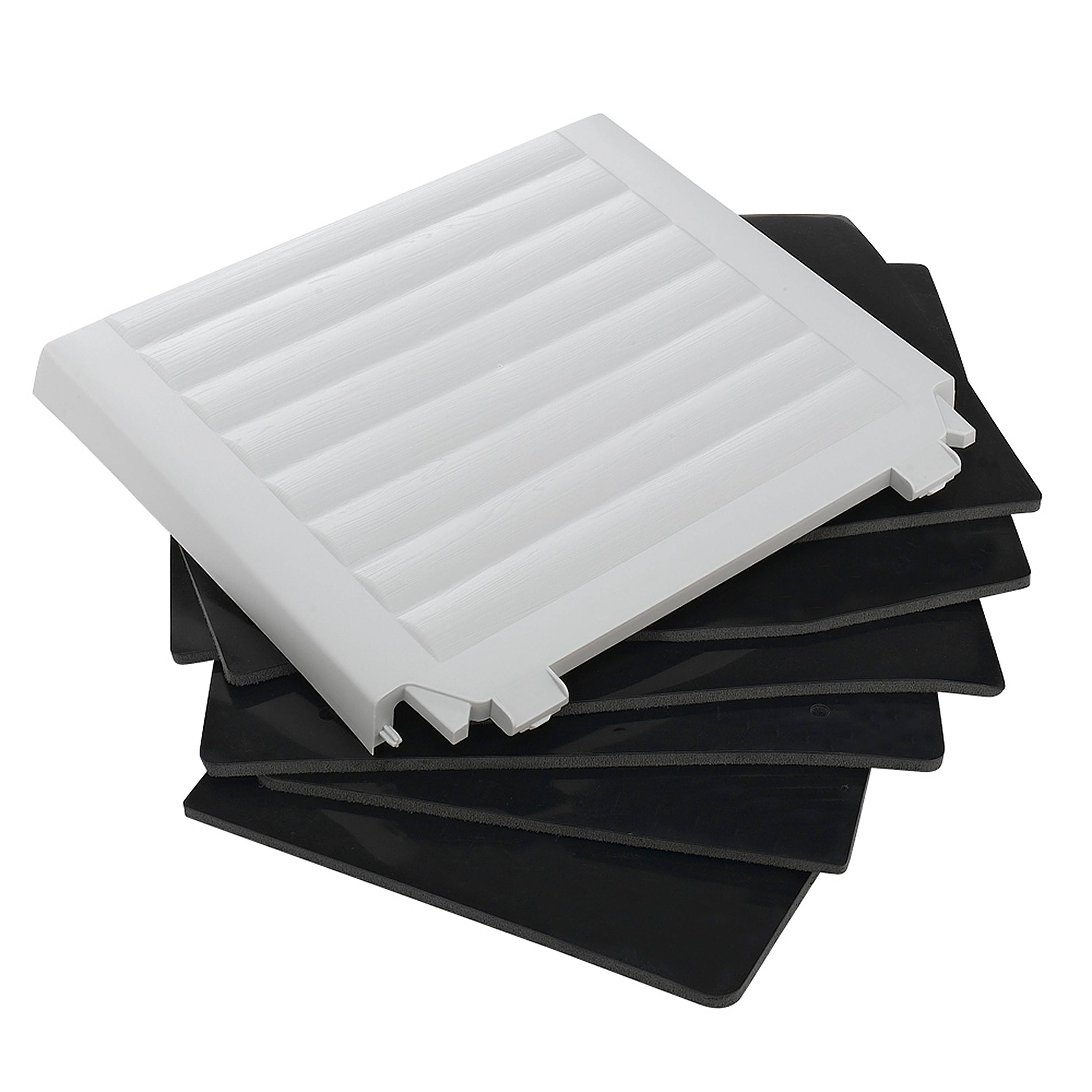 Ferplast - Ferplast Kit de 6 panneaux isolants pour niches pour chiens DOGVILLA 70, kit d'isolation pour niches chiens, panneaux isolants thermiques, intallation - Imagen 1