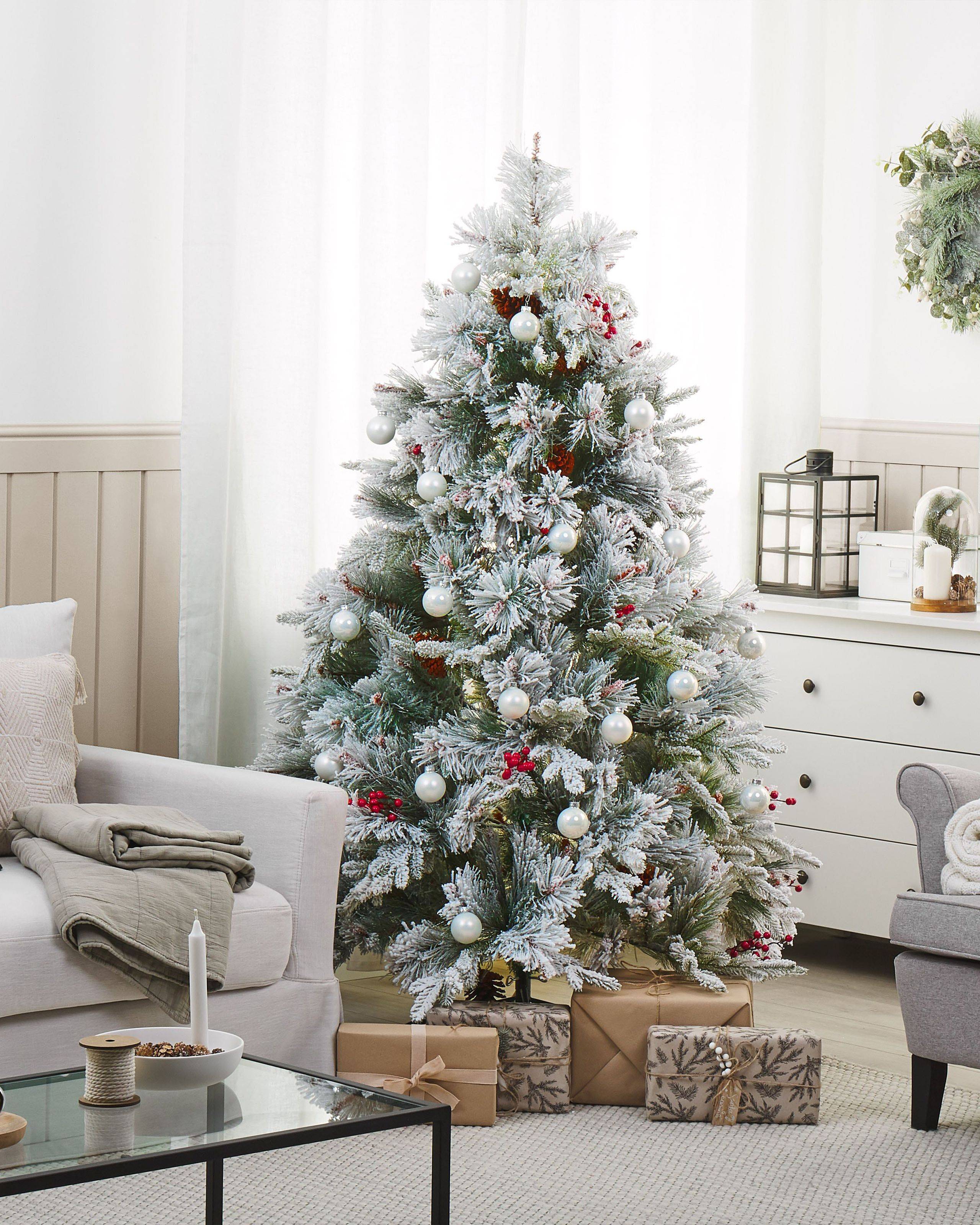 Beliani - Sapin de Noël Matière synthétique Blanc MASALA - Beliani - Imagen 1