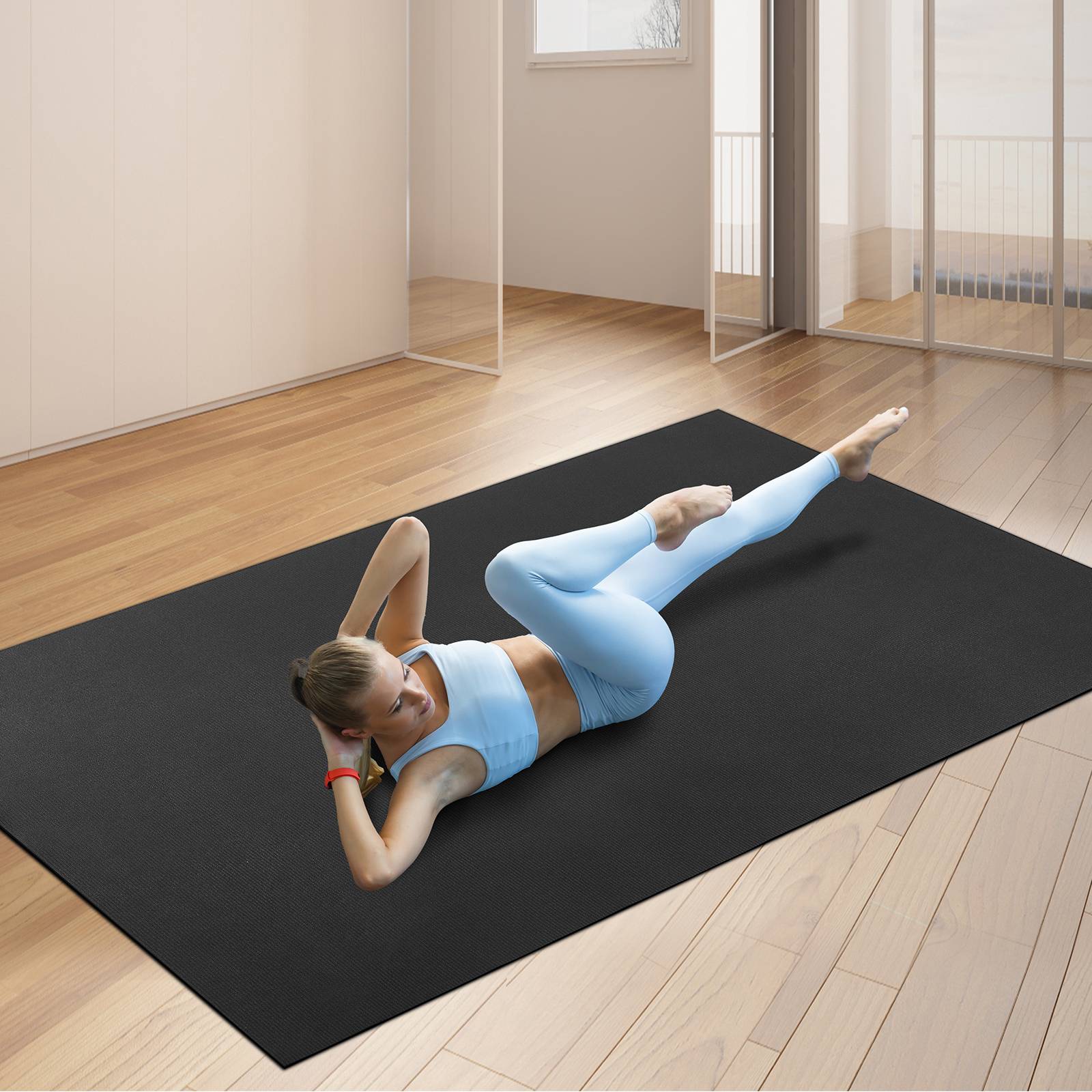 VEVOR Tapis de yoga antidérapant tapis d'entraînement 2750 x 1830 mm pilates - Image 8