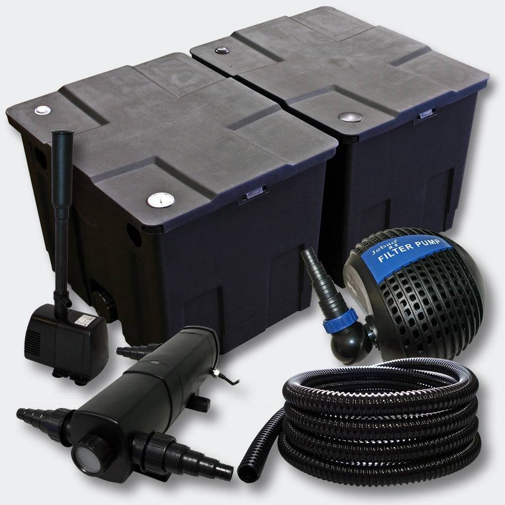 Helloshop26 - Kit de filtration de bassin Bio Filtre 60000l UVC 36 Watts Fontaine