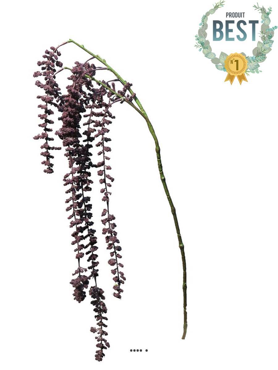 Amarante artificielle retombante, L 105 cm Aubergine - BEST - couleur: Aubergine - Image 1