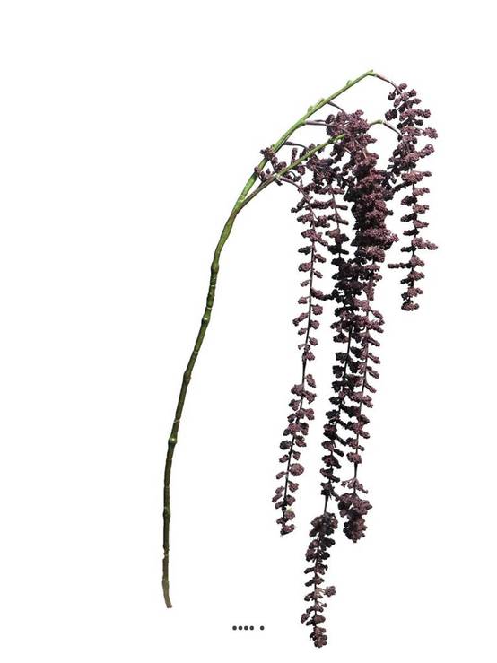 Amarante artificielle retombante, L 105 cm Aubergine - BEST - couleur: Aubergine - Image 3