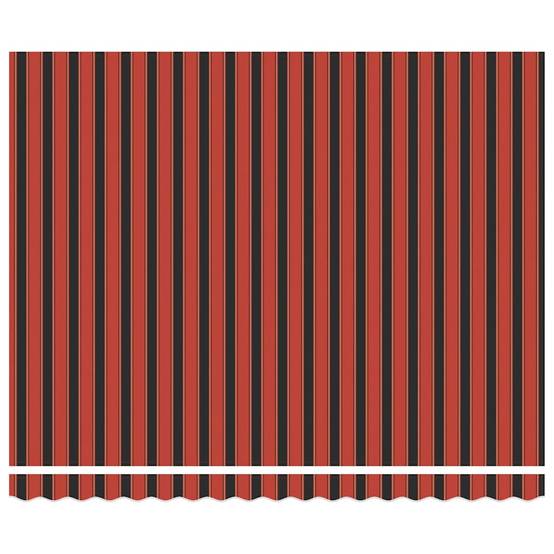 Maison Chic - Store banne | Auvent Rétractable Rouge et Noir 350 x 250 cm tissu Maison Chic - Image 6