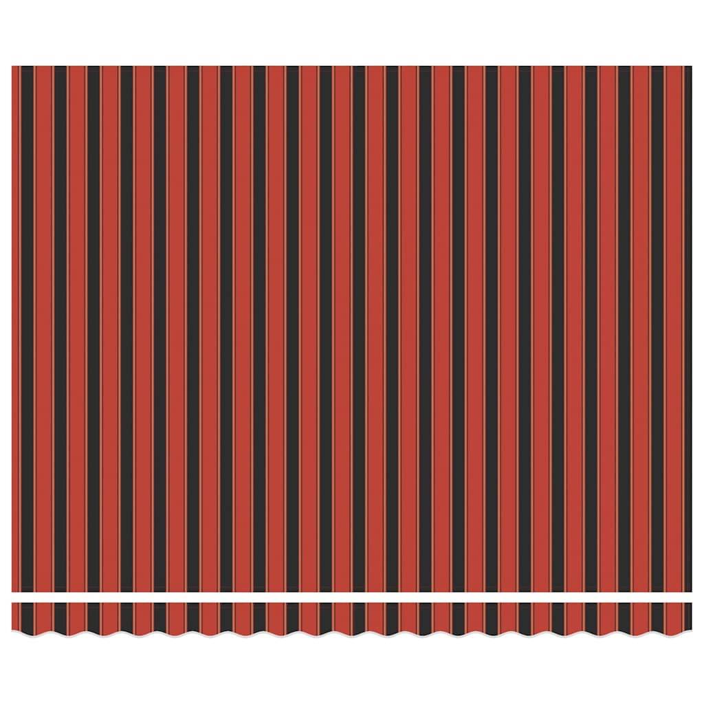 Maison Chic - Store banne | Auvent Rétractable Rouge et Noir 350 x 250 cm tissu Maison Chic - Image 6