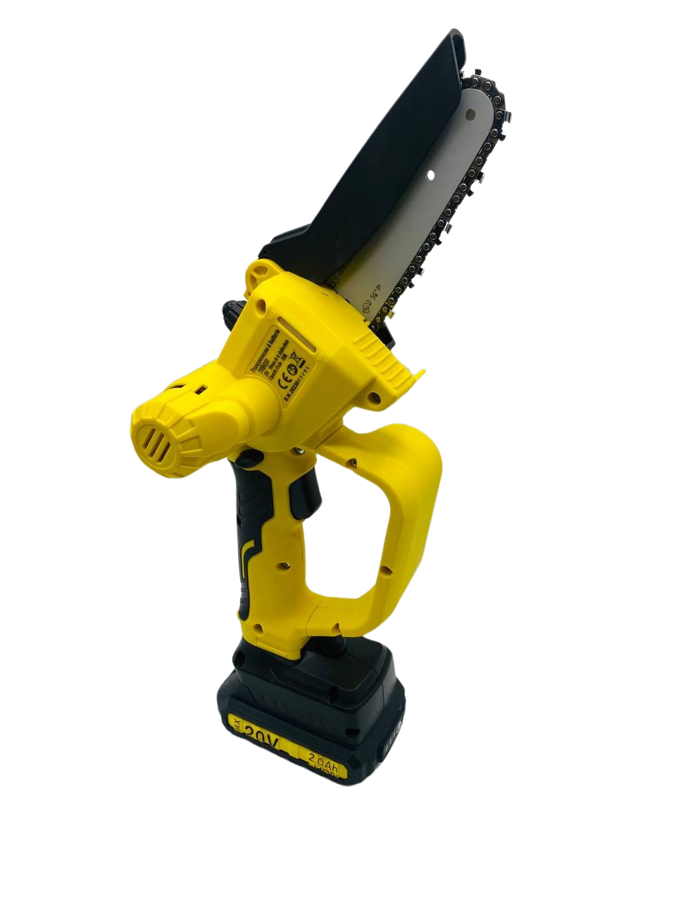 Mini Tronçonneuse sans fil 20V NEMURA - Coupe de 12,5cm + 2 Batteries 2Ah + Chargeur rapide - Image 3