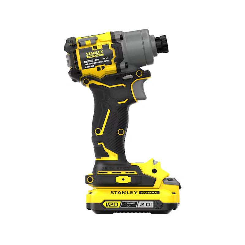 stanley - Visseuse À Impacts 203 Nm Brushless - Lithium 18V - 1 Batterie 2 Ah En Kit Prostack - SFMCF830D1T-QW STANLEY FATMAX V20 Stanley - Image 2