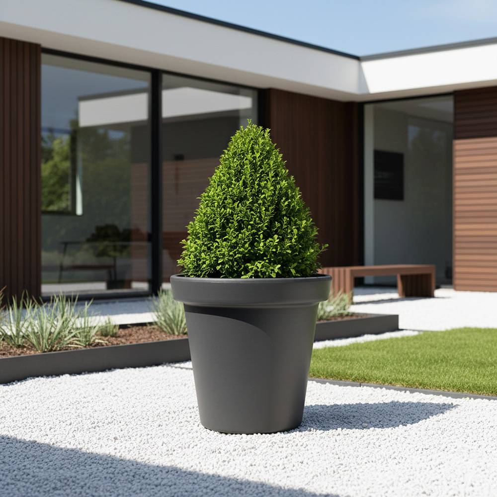 Pot de fleurs 75l delight - plast'up rotomoulage - Image 2