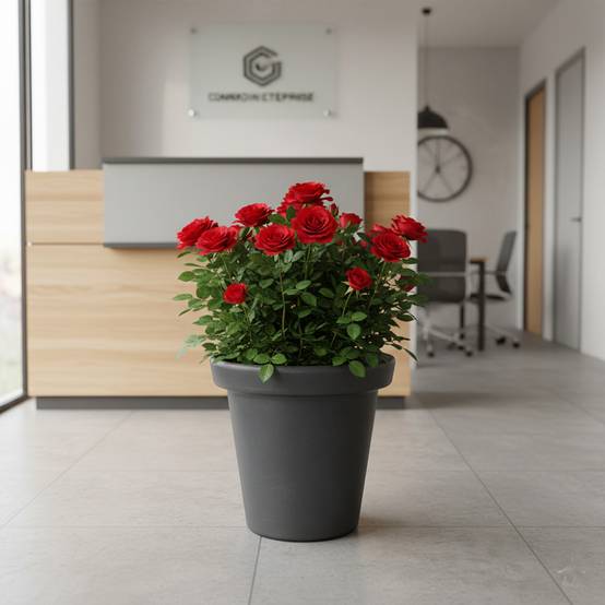 Pot de fleurs 75l delight - plast'up rotomoulage - Image 4