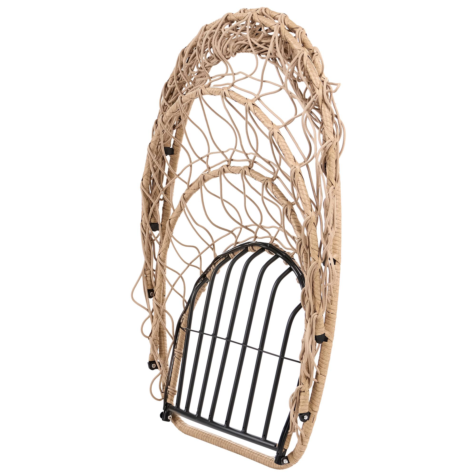Beliani - Chaise porte-à-faux Tissu Naturel MORNESE - 102x104x195- Beliani - Image 6