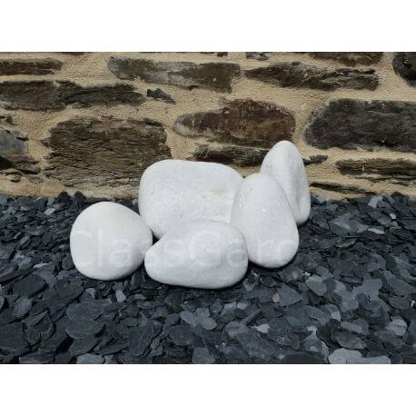 Gros Galet BLANC 100-200 - pack 10 Galet - Image 8
