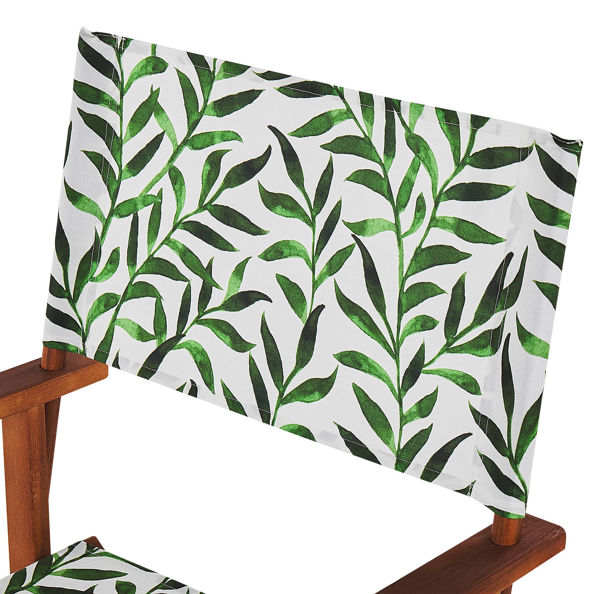 Beliani - Chaise de jardin Tissu Marron foncé CINE - Beliani - Imagen 6
