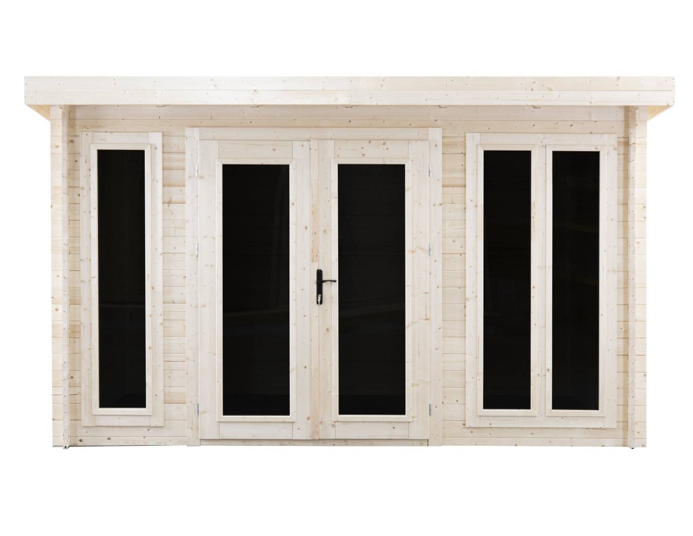 Altanka - Abri de jardin en bois - 12m2 - 4x3m - Ep. 34mm - Couleur: naturel - DOM652 - ALTANKA - Imagen 7