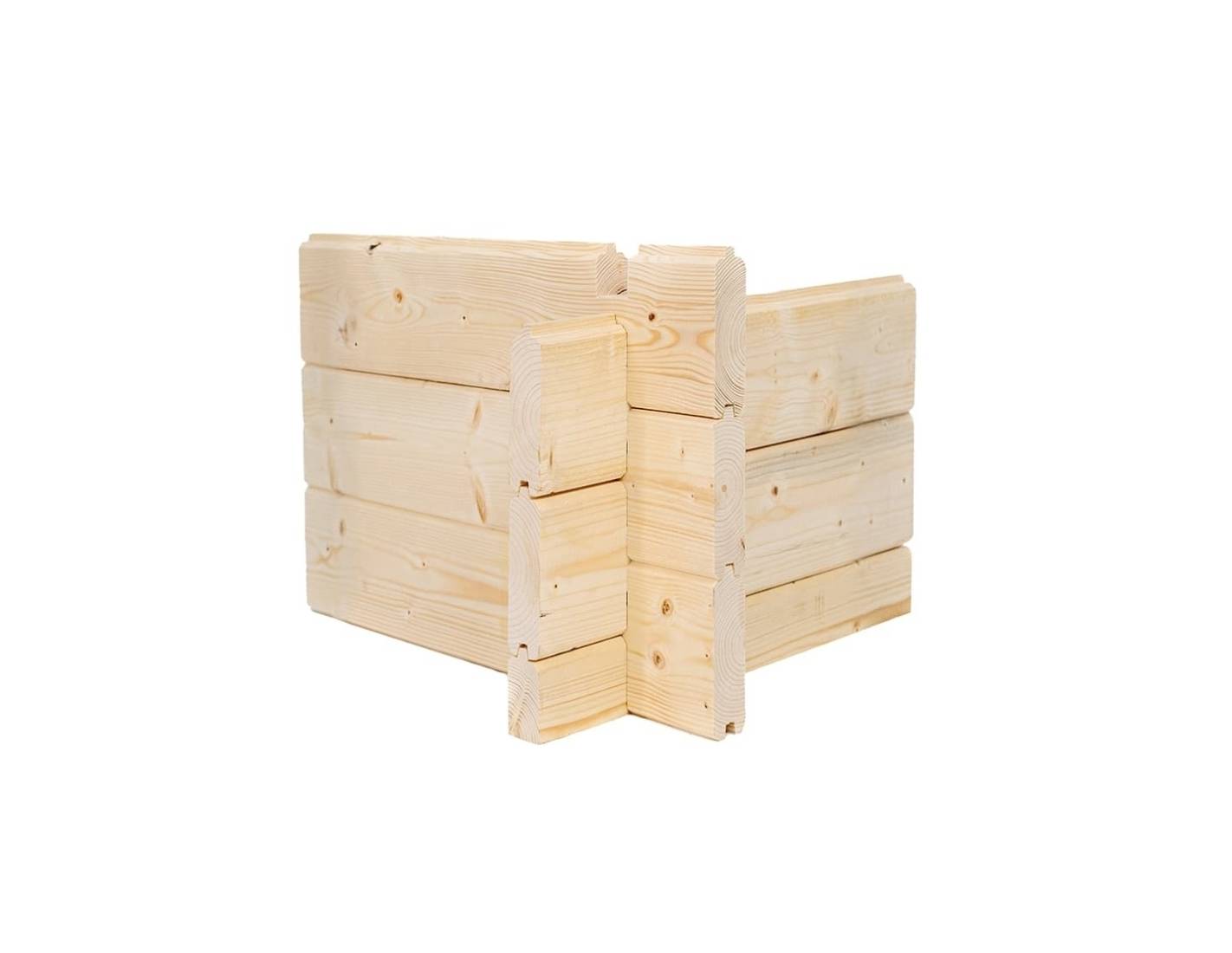 Altanka - Abri de jardin en bois - 12m2 - 4x3m - Ep. 34mm - Couleur: naturel - DOM652 - ALTANKA - Imagen 5