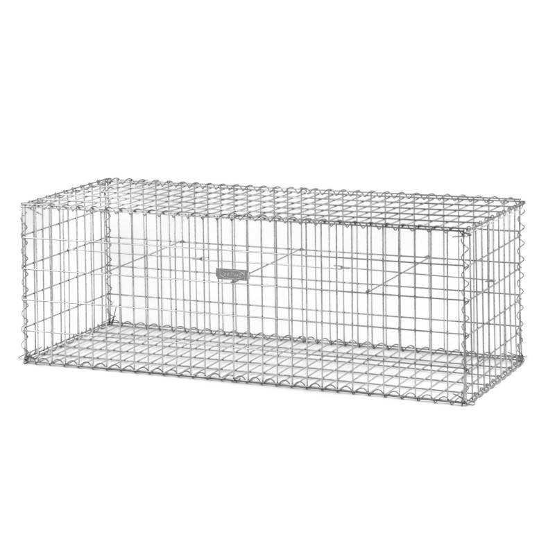 Jardinex - Gabion renforcé fil 4,5 mm à spirales - Gris galvanisé 150 x 50 x 50 cm - Jardinex - Imagen 1