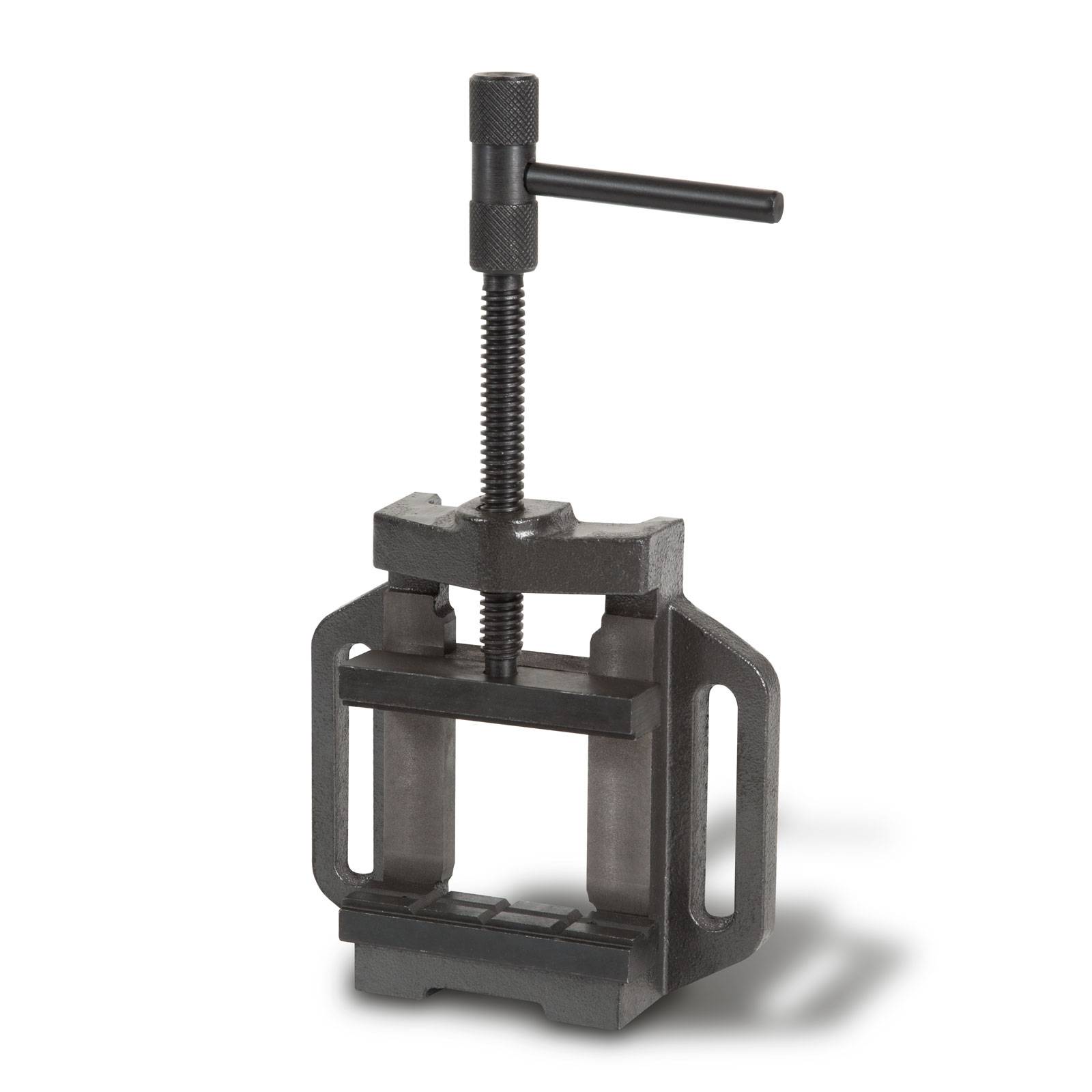 EBERTH Etau perceuse colonne en fonte grise et acier, Largeur des mâchoires 100mm, Largeur de serrage maximale 89mm - Image 1