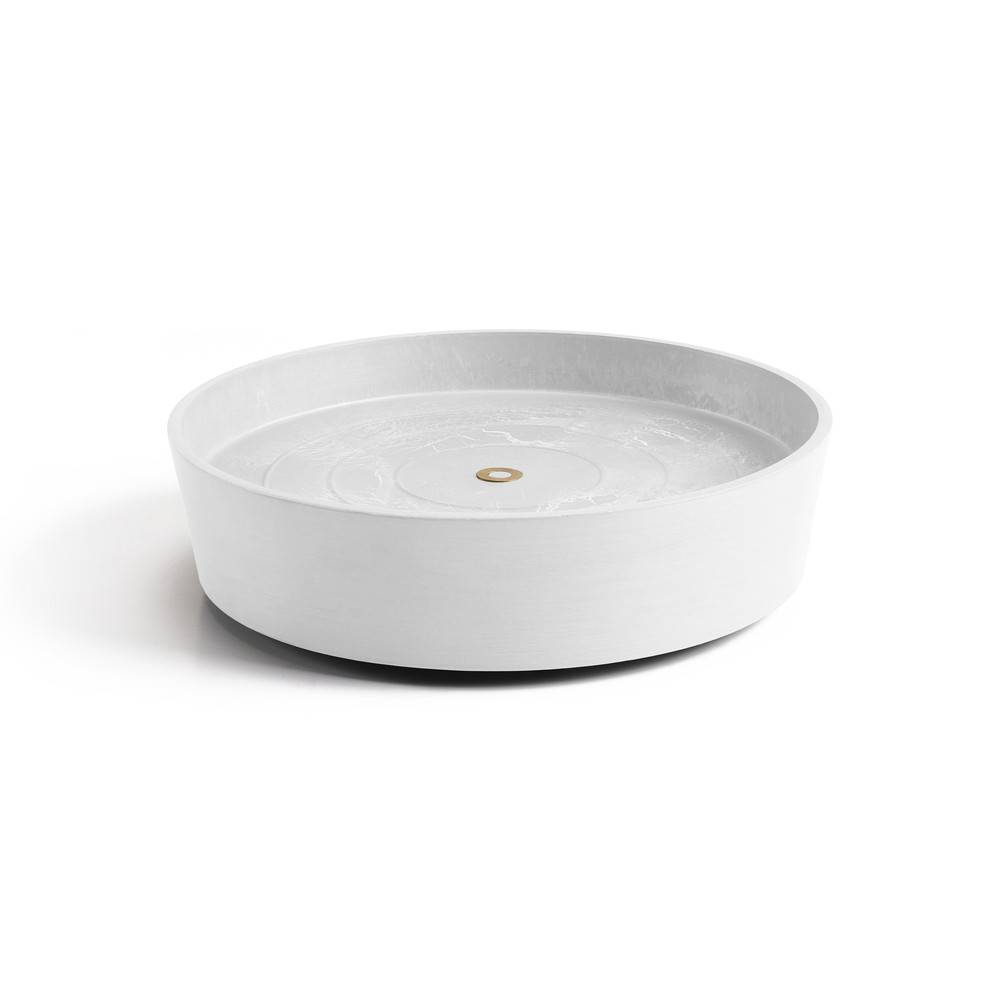 Ecopots - Support à roulettes Wheels 40 Blanc Pur - Ø 34,1 x H. 9 cm ECOPOTS - Imagen 1